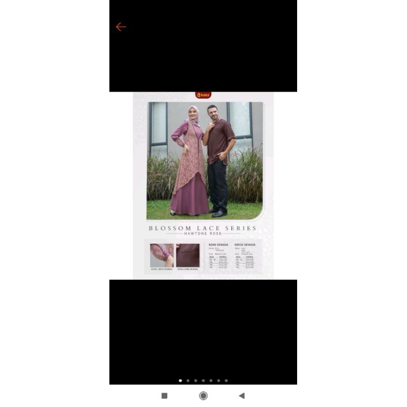 PRELOVED Gamis brand Keke 2in1 size Xs