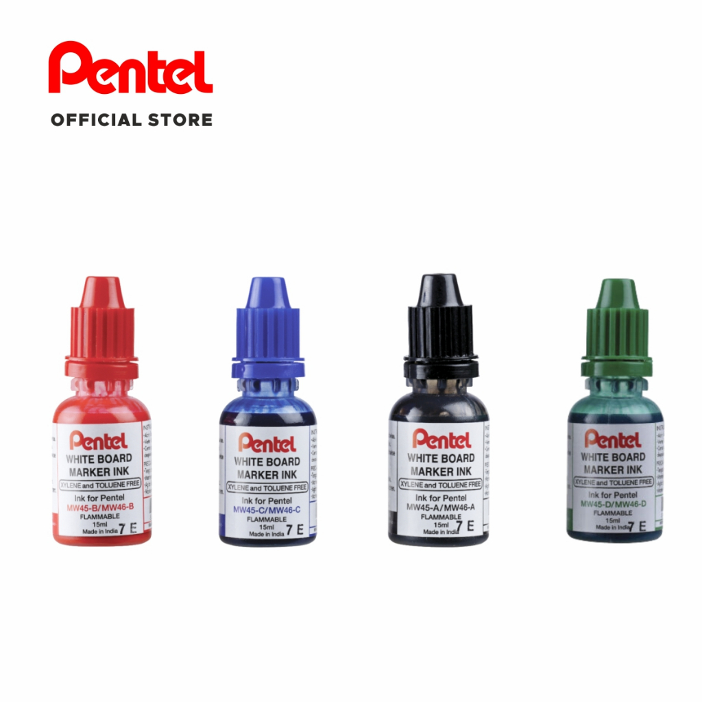 

Pentel Tinta Isi Ulang Untuk Spidol Papan Tulis MWR401