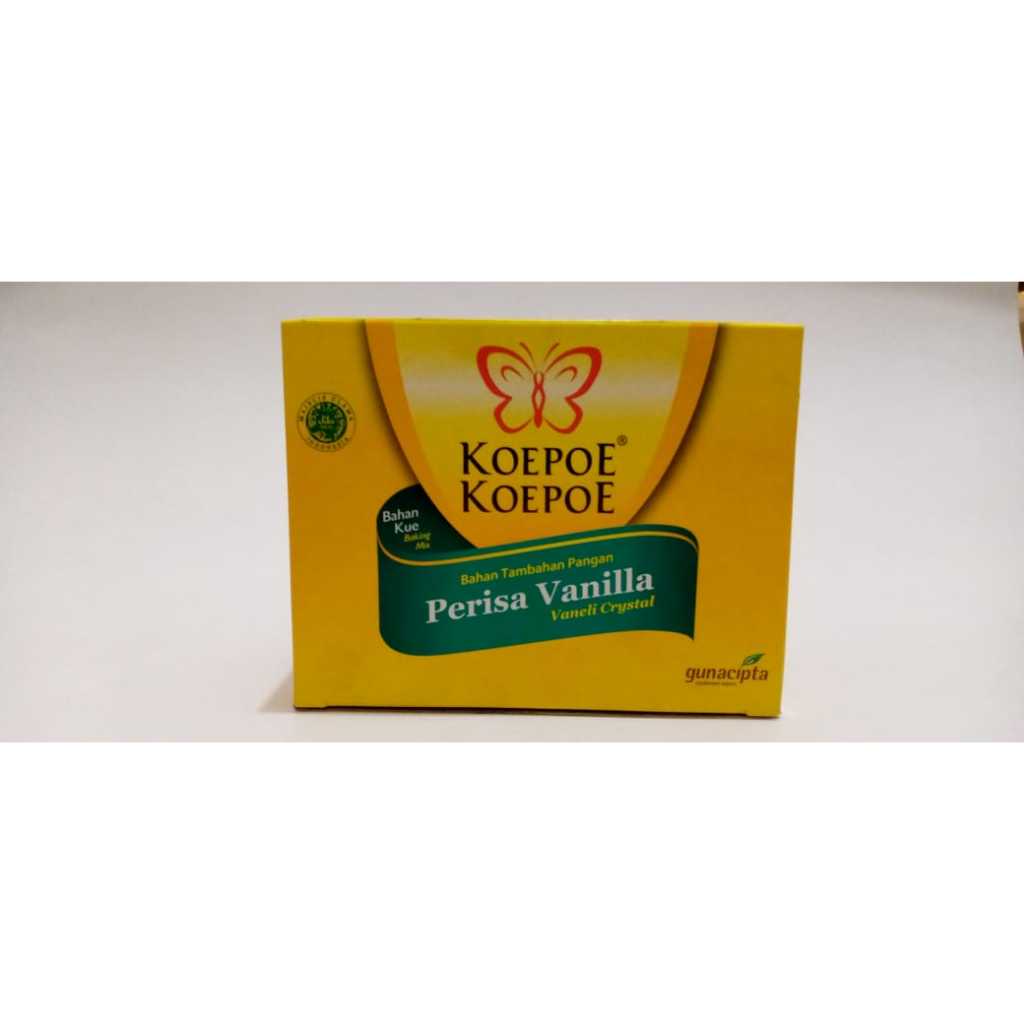 

PERISA VANILLA KOEPOE KOEPOE SACHET / VANELI CRYSTAL SACHET 100 X 2 GR