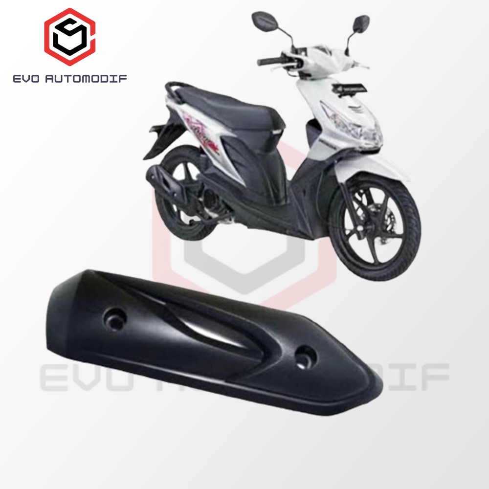 Tameng Knalpot Beat Karbu Cover Knalpot Beat Karbu Tutup Knalpot Beat Karbu