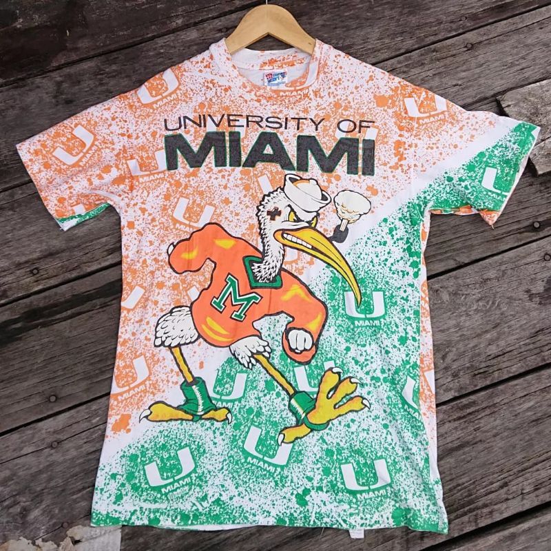 kaos vintage aop 90s miami