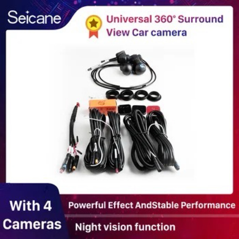 Kamera 360 universal night vision 1080P kamera mobil 360 1080P