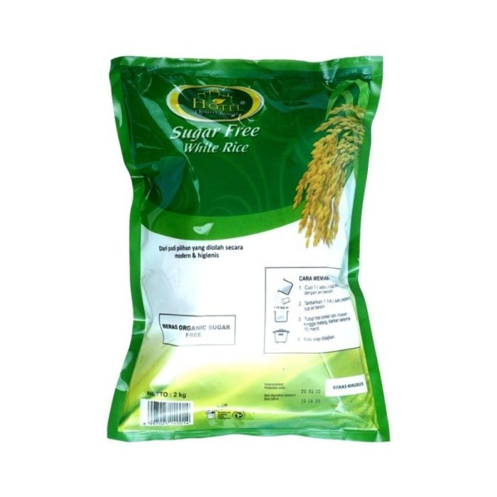 

Beras HOTEL Hijau Sugar Free White Rice 2 Kg –