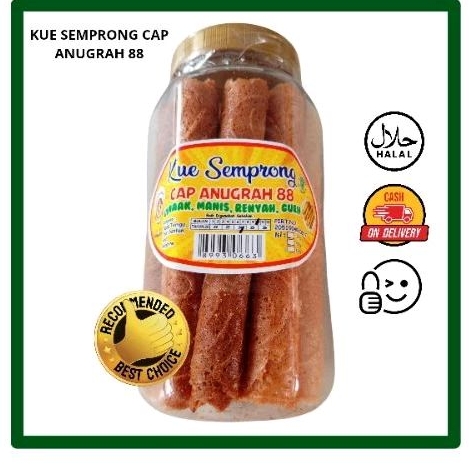 

KUE SEMPRONG CAP ANUGERAH 88/ SNACK BANGKA/ CEMILAN KHAS BANGKA