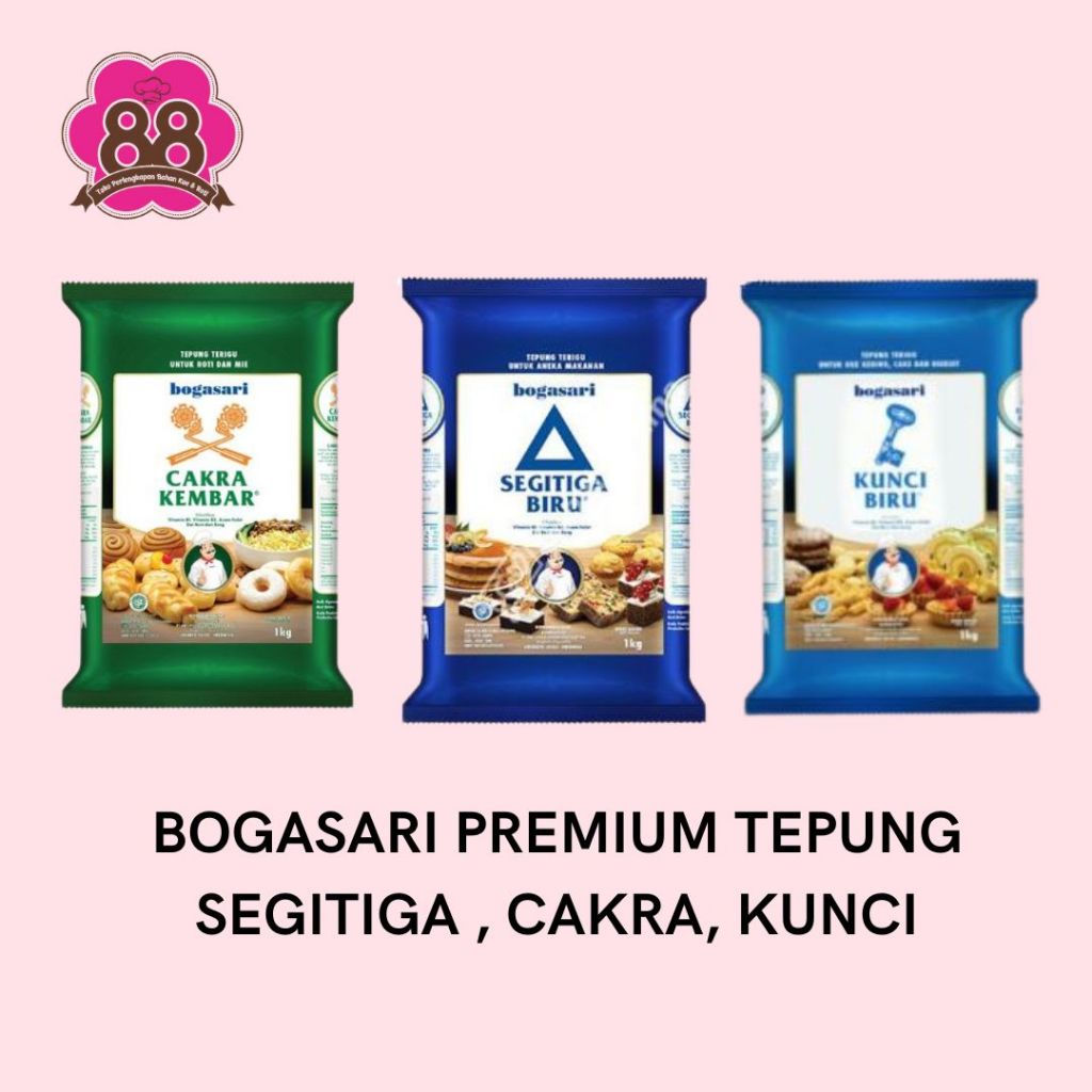 

TEPUNG TERIGU PREMIUM BOGASARI 1KG