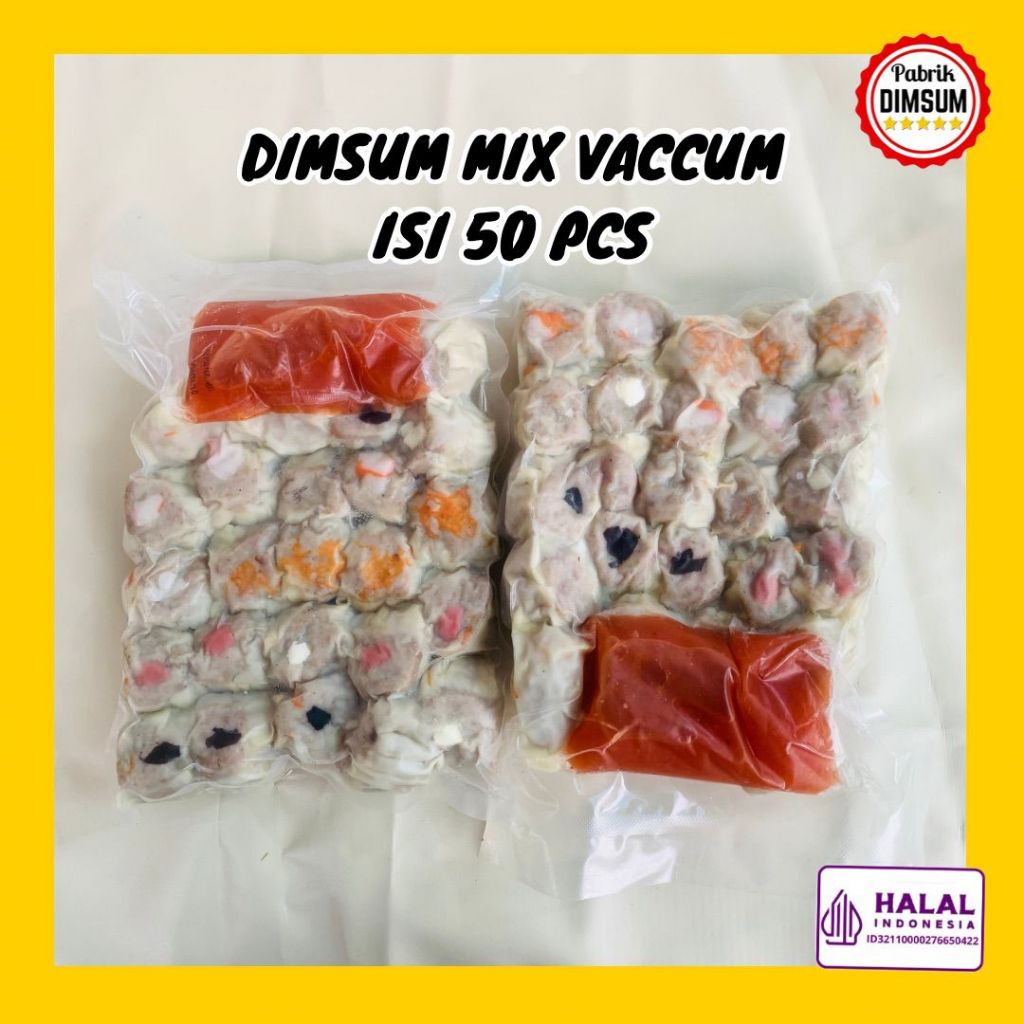 

DIMSUM VACUUM isi 50 bisa kirim Luar Kota