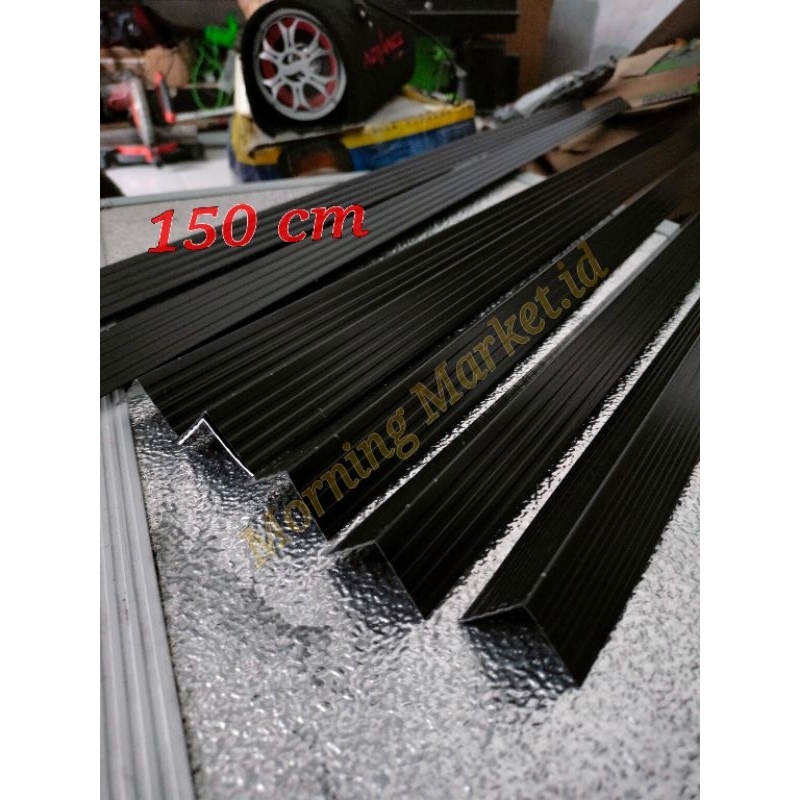 LIST ALUMUNIUM L 150cm HITAM,LIST FLIGHTCASE TYPE LIGHT BLACK,LIST HARDCASE