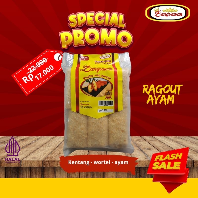 

FROZEN risoles rogut ayam | risoles bangsawan isi 6pc khusus pengiriman Gojek/GRAB