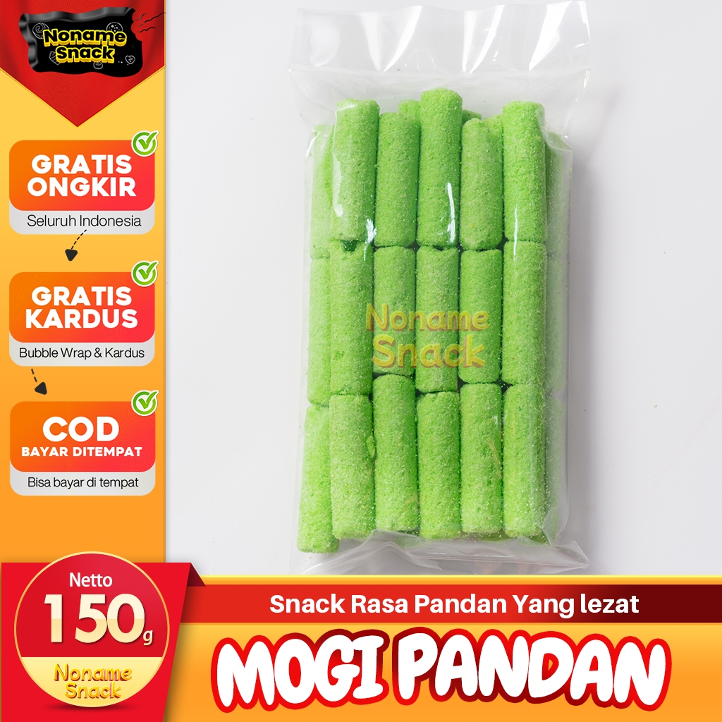 

NoName Snack - Moggi Pandan Snack Anak Grosir 150Gr