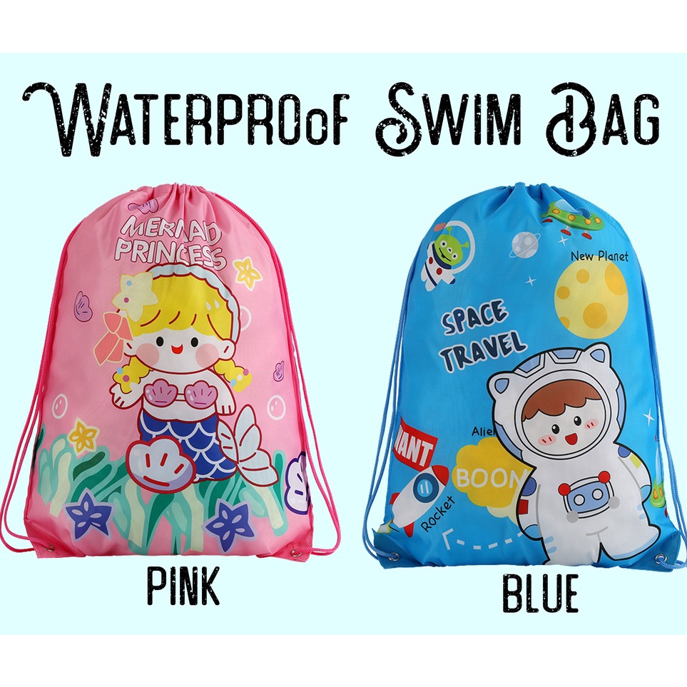 Best Product Tas Renang Anak Waterproof Swimming Bag Tas Serut