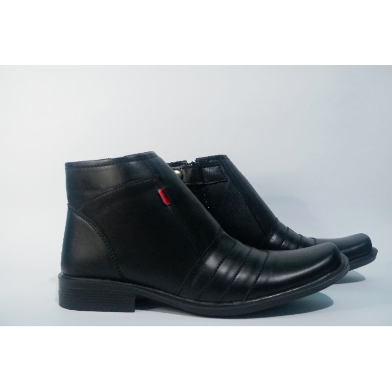 SEPATU PDH KULIT ASLI TNI POLRI SECURITY SATPAM