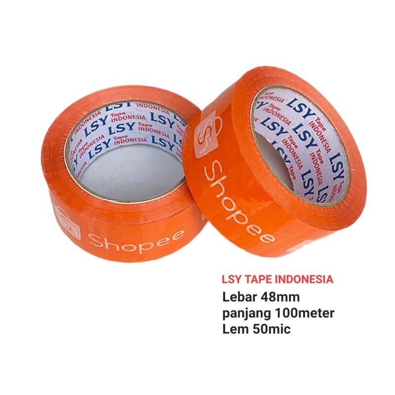 

lakban printing 48mm x 100meter / 110yard LSY tape