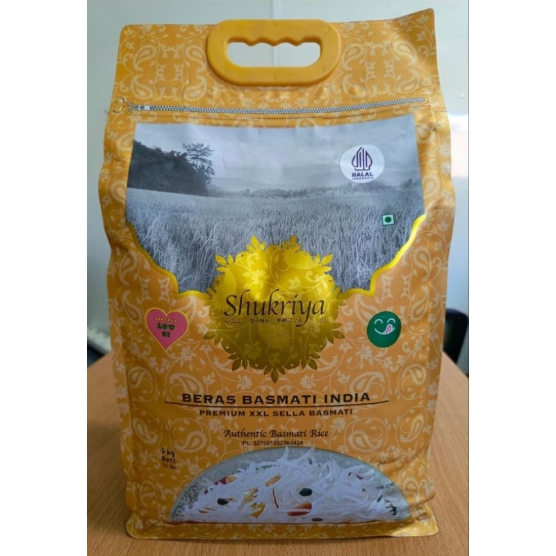 

SHUKRIA PREMIUM XXL SELLA BASMATI - 5Kg