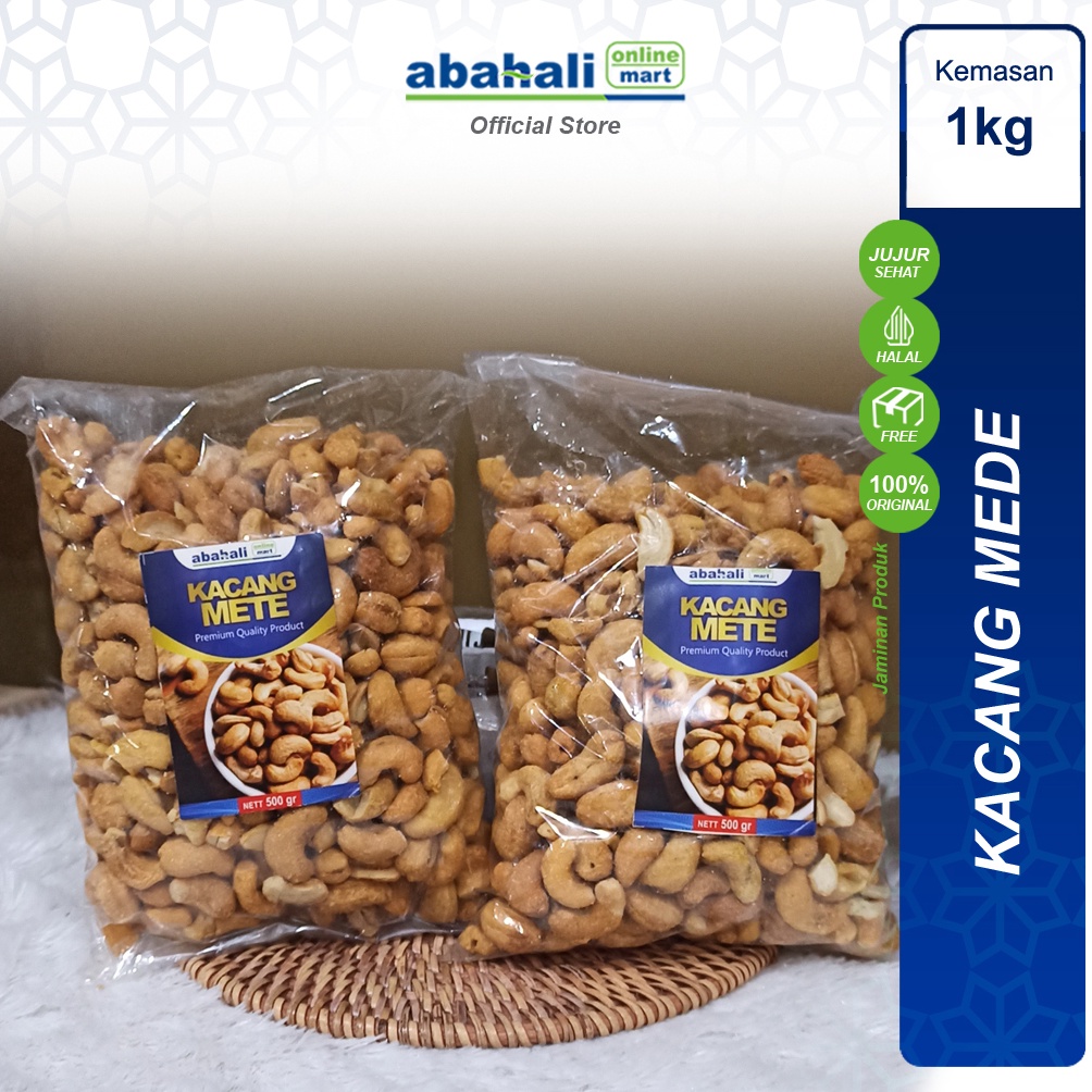 

Kacang Mete Premium 1Kg Mede Matang Gurih Renyah Cashew Vitamin Kalsium Sama Mente Almond Kupas Berkualitas