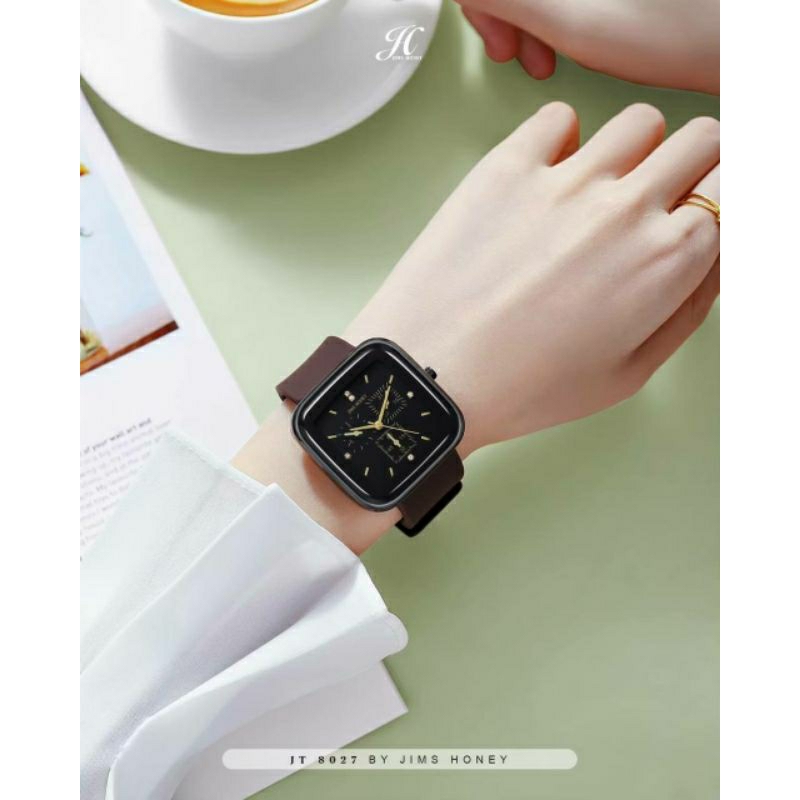 JIMS HONEY - JAM TANGAN KODE JT 8027 WANITA + FREE BOX