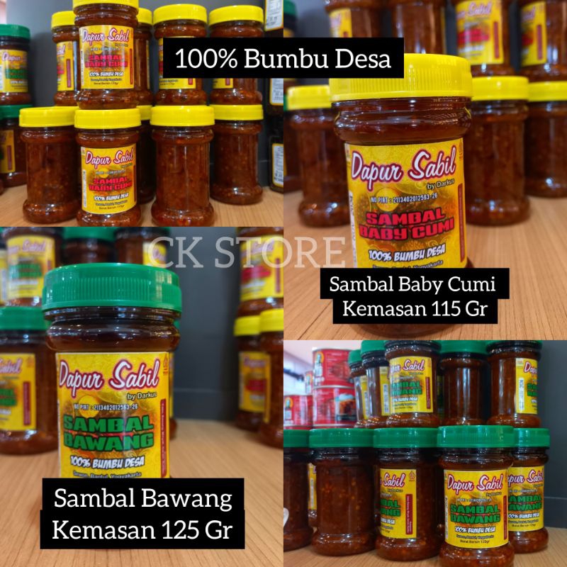 

Dapur Sabil Sambal Bawang & Baby Cumi Kemasan Botol