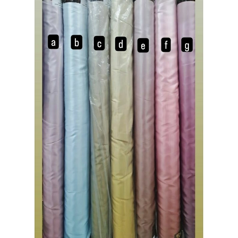 Kain Satin Velvet Gradasi/Ombre Gradasi Bridesmaid ( per 0.5m )