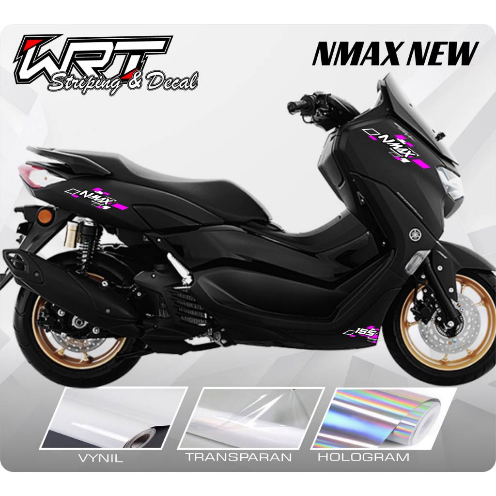Striping NMAX Baru-Stiker Decal Nmax New 2021 Simpel Race (SUDAH TERPOTONG)