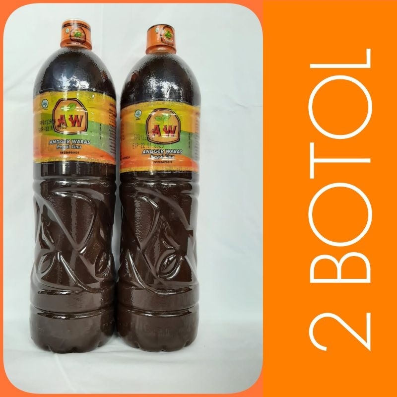 

JAMU ANGGER WARAS HERBAL AW TUTUP ORANGE 1.5L/1500ML EXP 22-04-2025