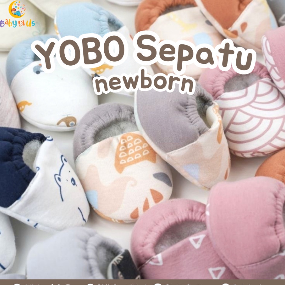 Lebih Bermanfaat  YOBO Sepatu NB  Sepatu Bayi Newborn Lembut by Yobo Baby