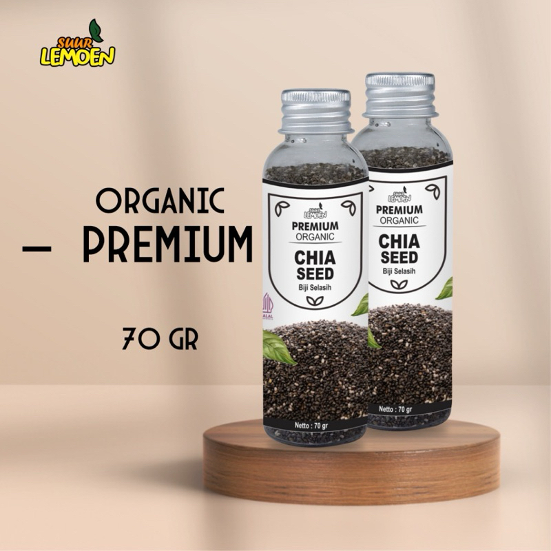 

Biji Chia Seed Organik 150 gram | cocok untuk diet | biji chia premium