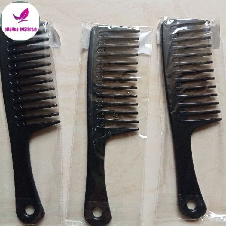 Super Sale SISIR JARANG RENGGANG BESAR ANTI KUSUT WARNA HITAM