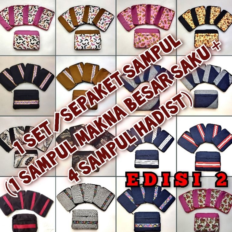 

1 SETSEPAKET 1 SAMPUL ALQURAN MAKNA SAKU 4 SAMPUL HADISTEDISI 2 KODE C5E2
