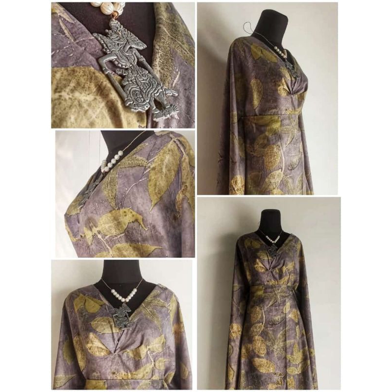 KAIN KATUN ECOPRINT NATURAL HANDMADE
