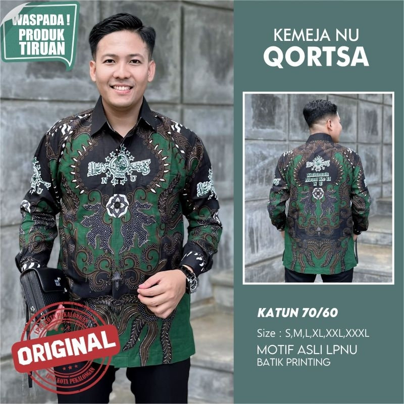 Kemeja Batik NU Abad 2 Batik Qortsa Kemeja Abad 2 Batik NU Terbaru