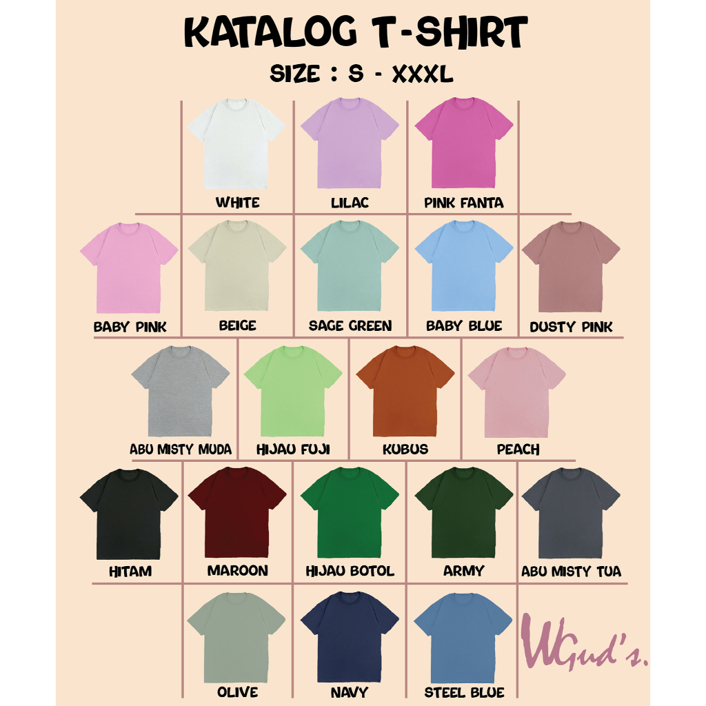 WGUD'S Cotton Combed 30S T-shirt CARAT LAND [sablon DTF] Unisex Pria & Wanita *PREMIUM QUALITY*-WARNA LAIN DI NOTE
