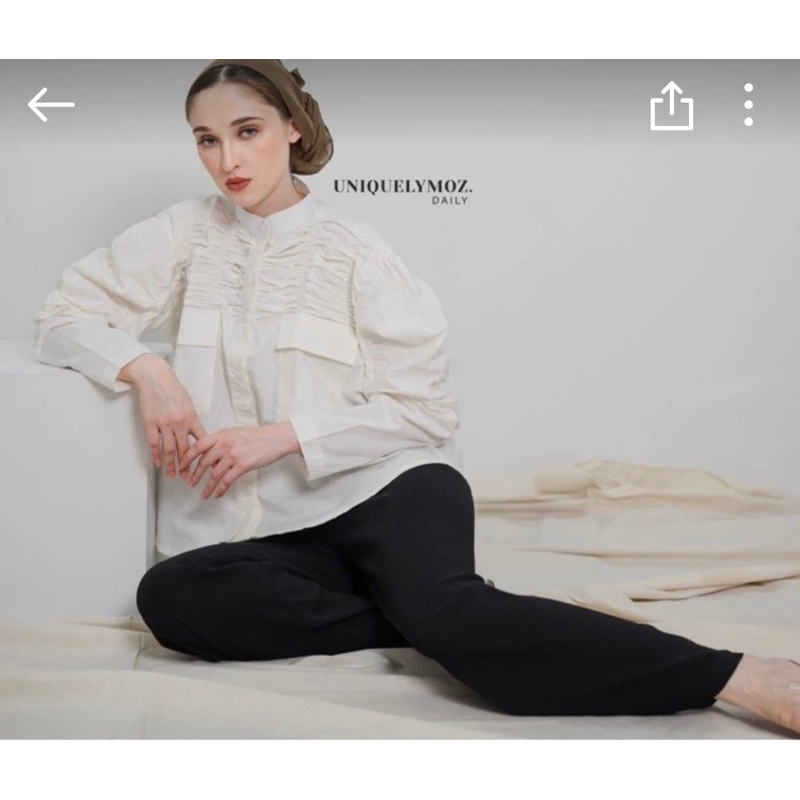 [UNIQUELYMOZ] NEW Calla Top | korean blouse