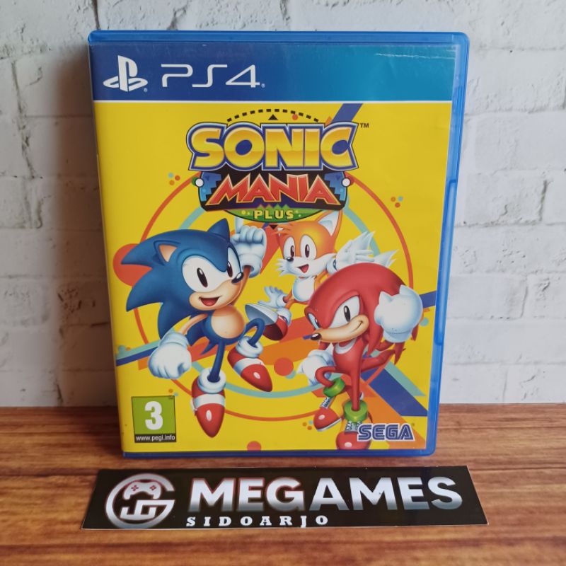 Kaset Bd Ps4 Sonic Mania Plus Bekas Murah