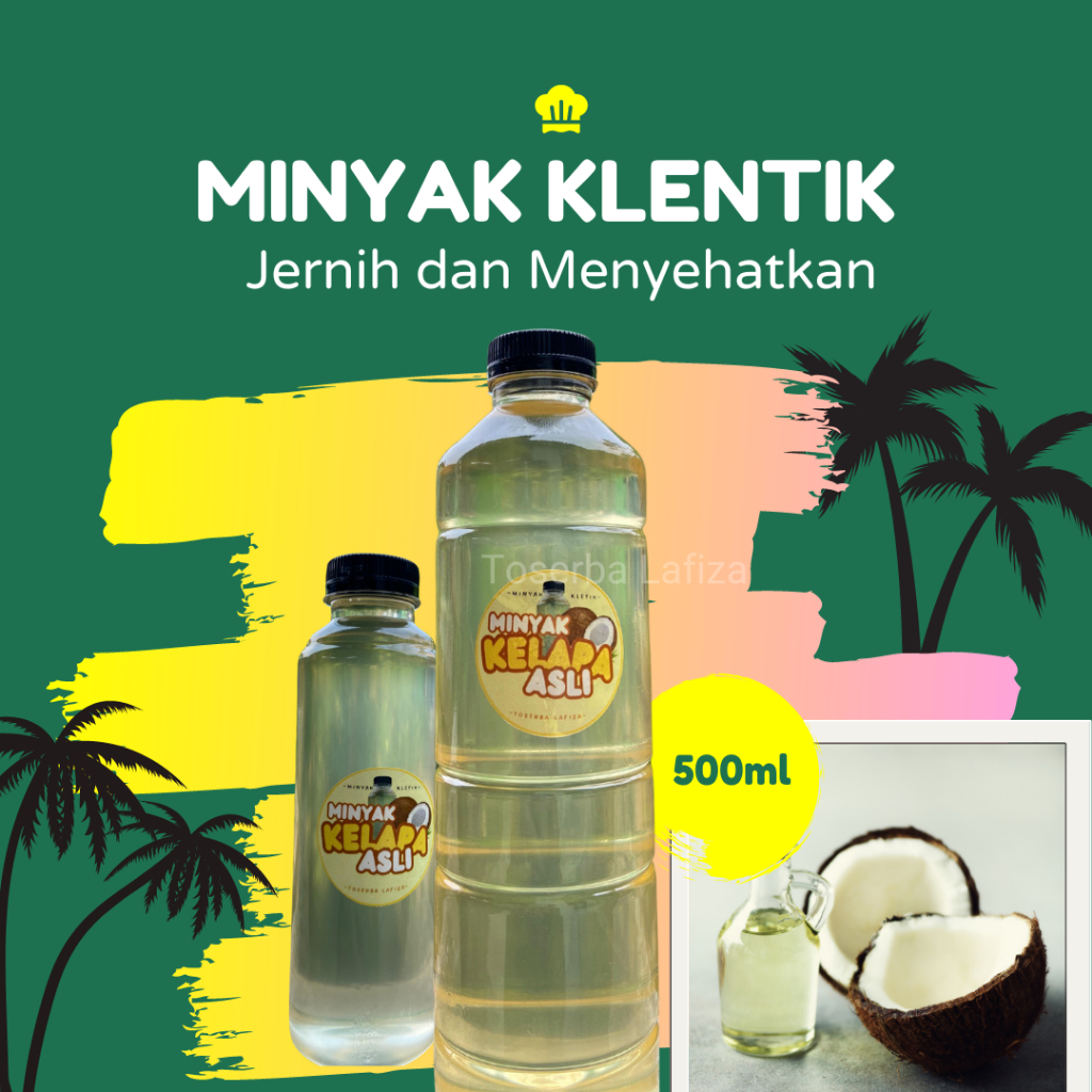 

Minyak Klentik Original - Minyak Kelapa Asli tradisional 500ml