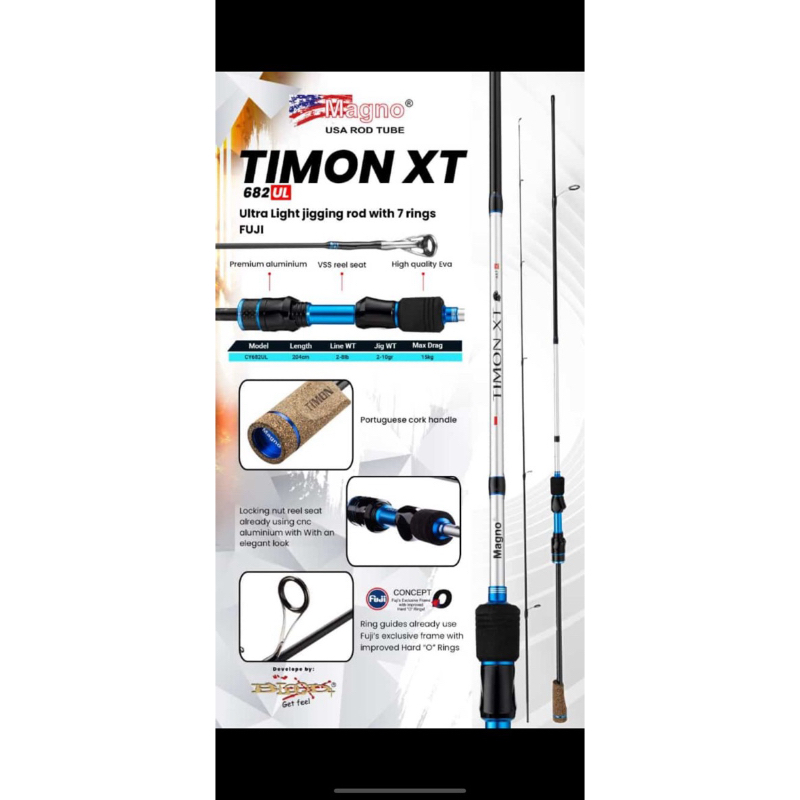 JORAN PANCING ULTRALIGHT / ROD BLOOD MAGNO TIMON XT 682UL