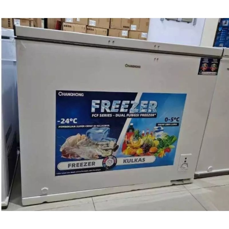 CHANGHONG FCF396DW BOX FREEZER/CHEST FREEZER 330 LITER FCF396DW