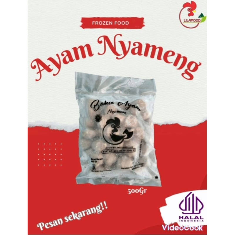 

Bakso ayam nyameng