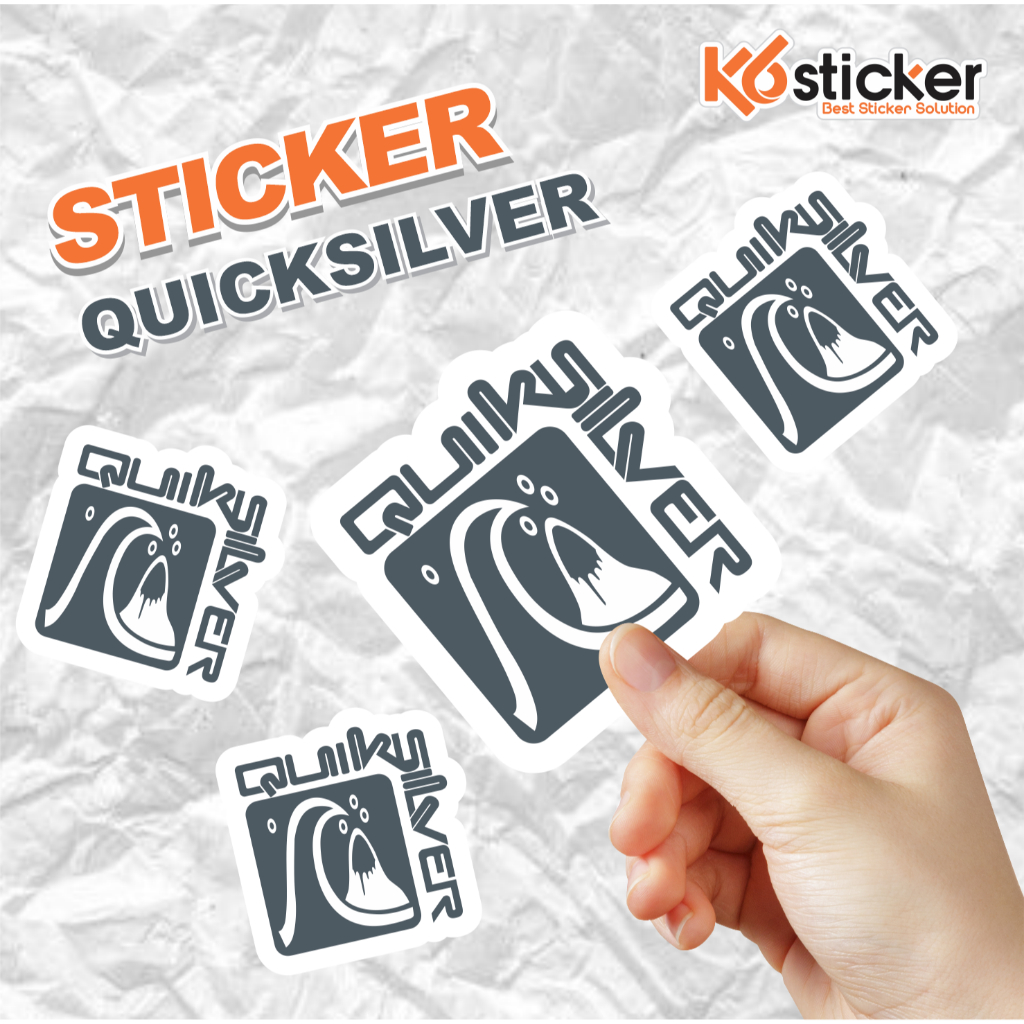 Cutting sticker - Stiker cutting Quiksilver - Stiker Quiksilver - Stiker Motor Mobil dan Helm