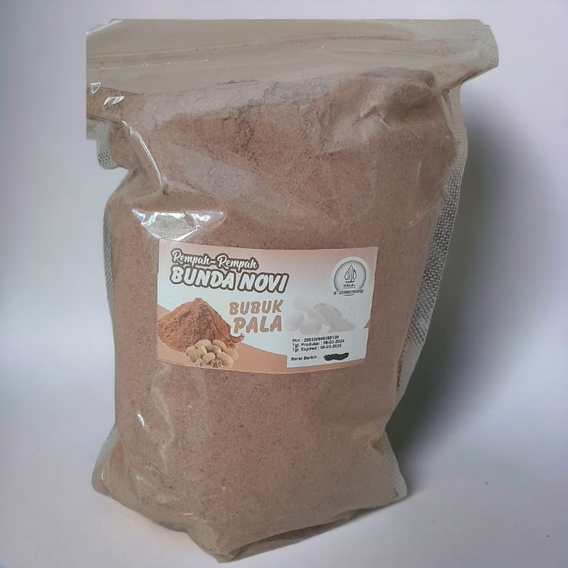 

Pala Bubuk Murni 1kg/Rempah Bumbu Dapur instan praktis