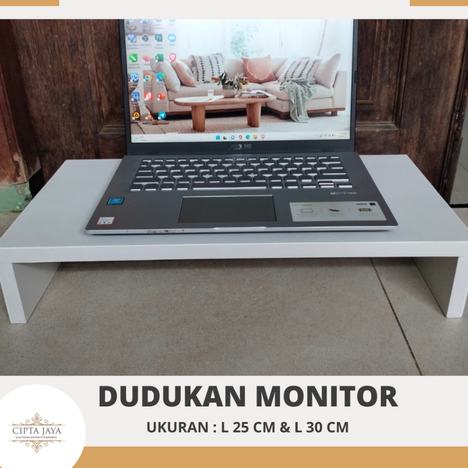 Best Terlaris Cipta Jaya  Laptop Stand Meja Monitor Komputer Tatakan Standing Laptop 27 inc 19 inc M