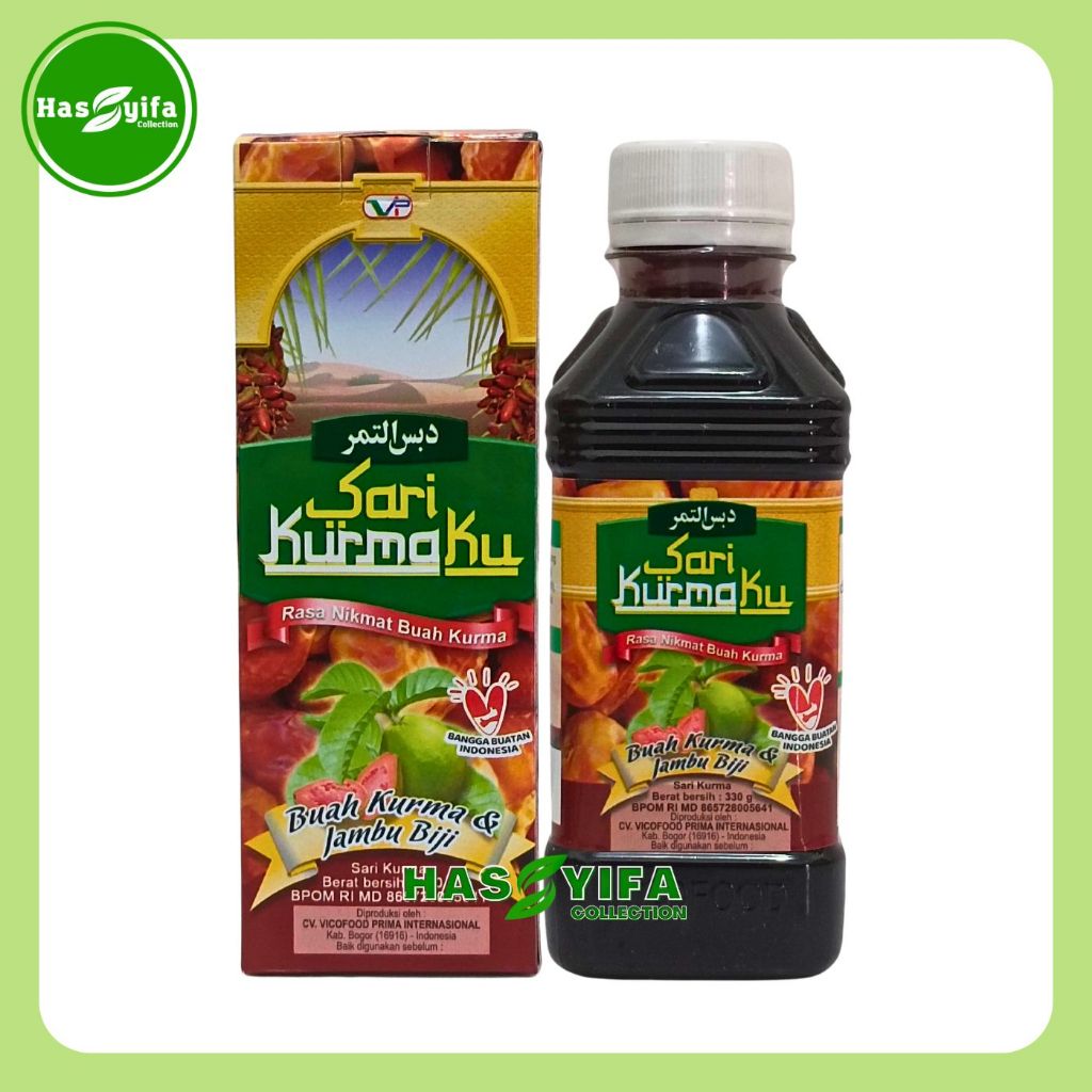 

Sari Kurmaku Buah Kurma Dan Jambu Biji 330gr