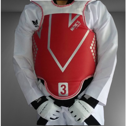 body protector MOKS CARLO Body protector Taekwondo.Moks tebal Carlo