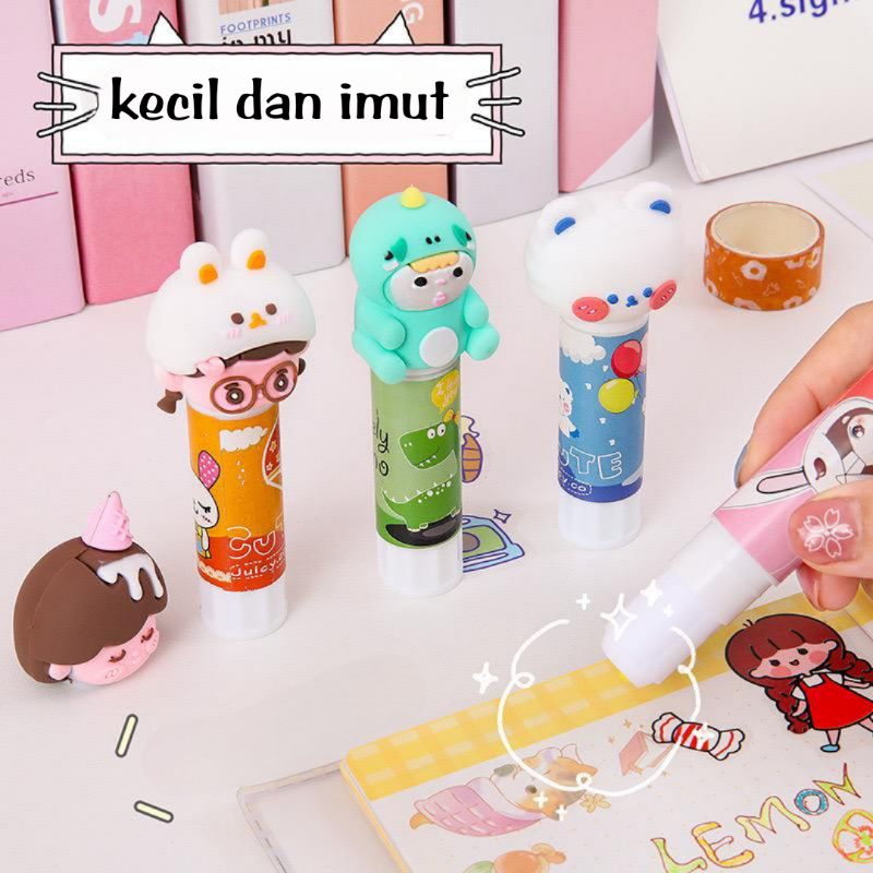 

GLUE STIK KAWAII / LEM KERTAS PADAT BENTUK KARAKTER LUCU HN-64