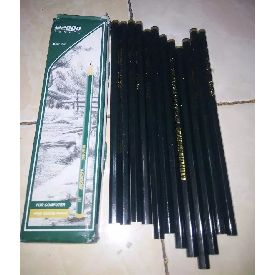 

Pensil M2000 Hijau 2B HARGA 1 LUSIN 12 Pcs