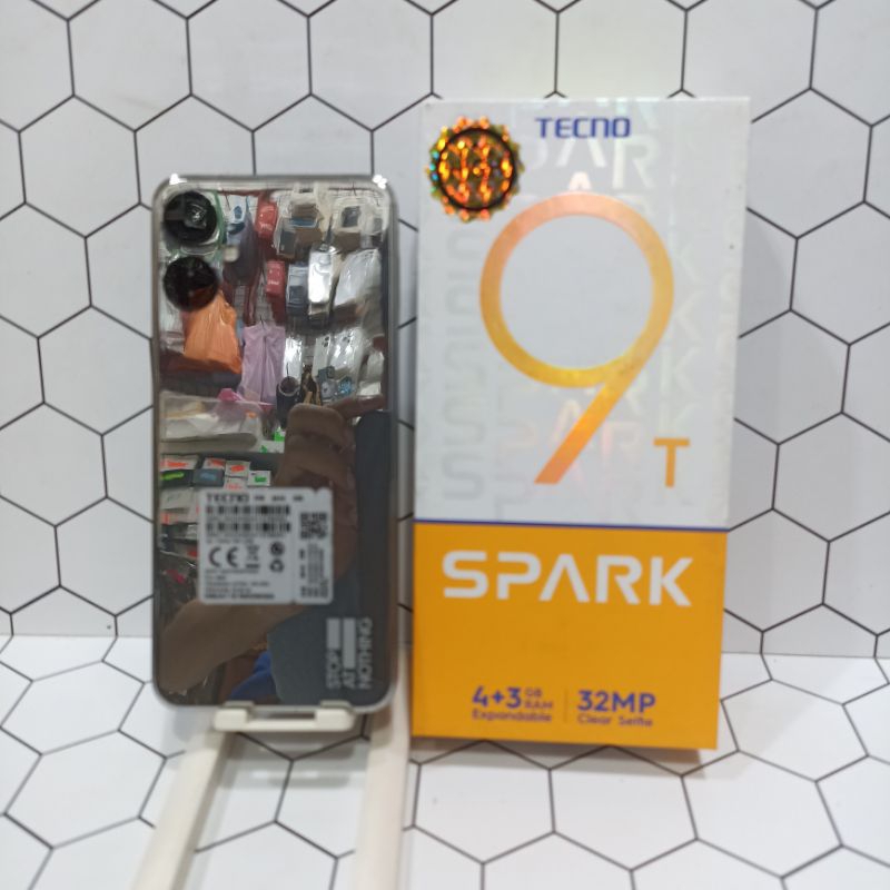 Tecno Spark 9T 4/64GB Hp Second Bekas Fullset