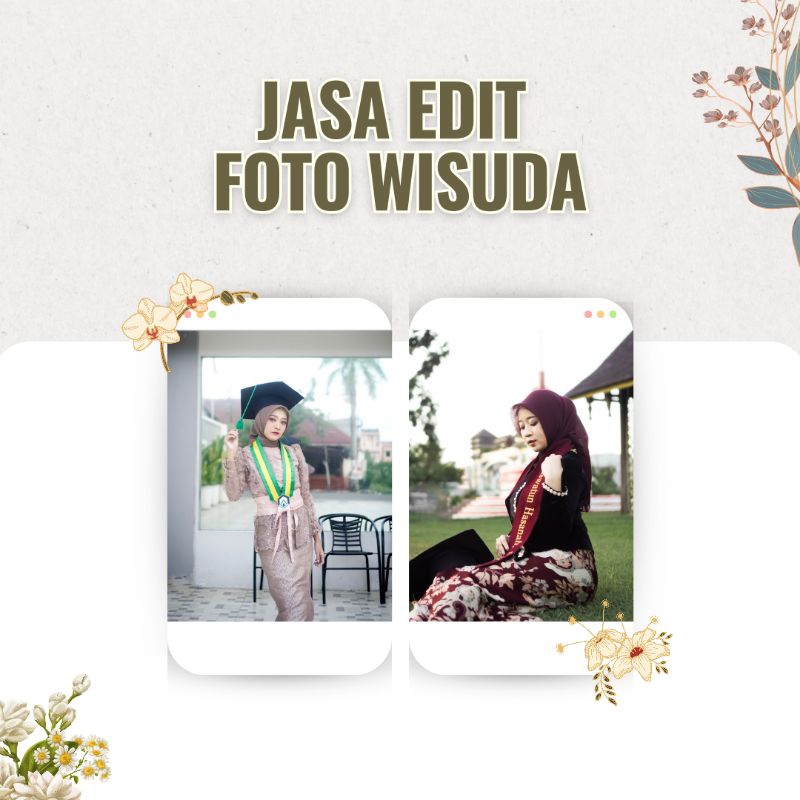 Jasa edit foto wisuda