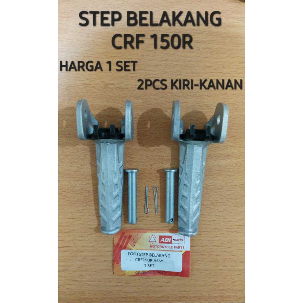 FOOTSTEP BELAKANG CRF 150R STEP MOTOR VARIASI SEPASANG