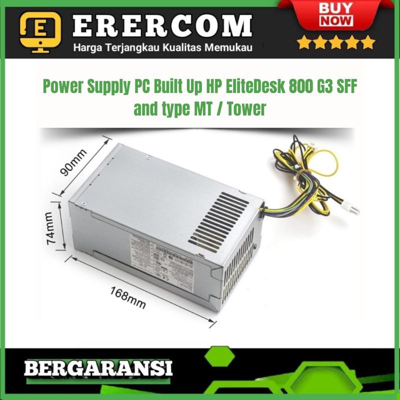 Power Supply PC Built Up HP EliteDesk 800 G3 SFF and type MT / Tower