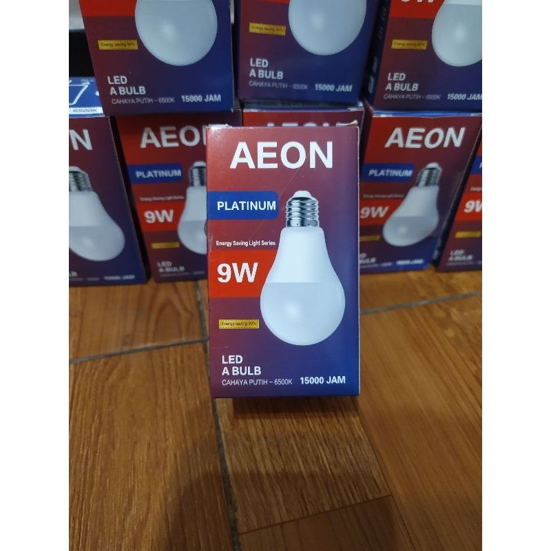 Bohlam Lampu LED hemat energi AEON 9 watt putih