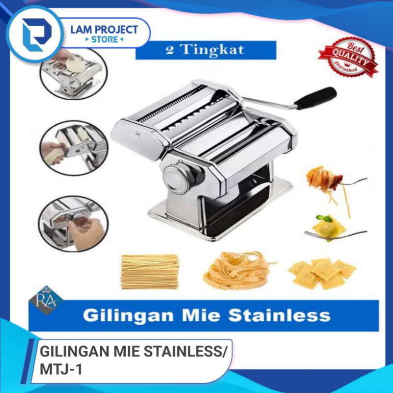 Penggiling Mie / Pasta Maker Atlas Alat Penggiling Mie Molen Pangsit / Gilingan Mie Pasta Maker