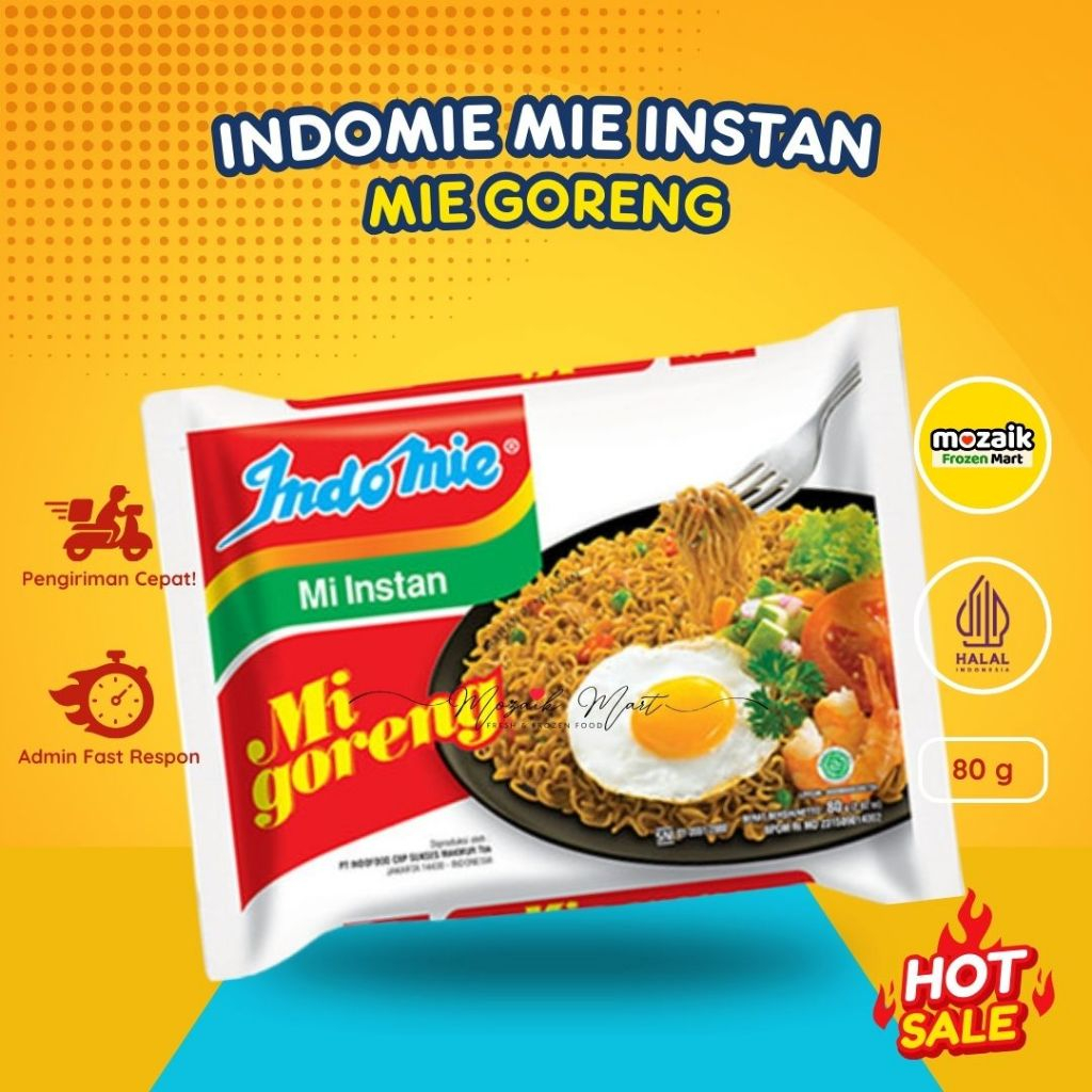 

Indomie Mie Goreng Frozen Mart Frozen Food Palembang 80 gr